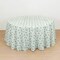 120" Dusty Sage Floral Polyester Round Tablecloths Party Wedding Linens